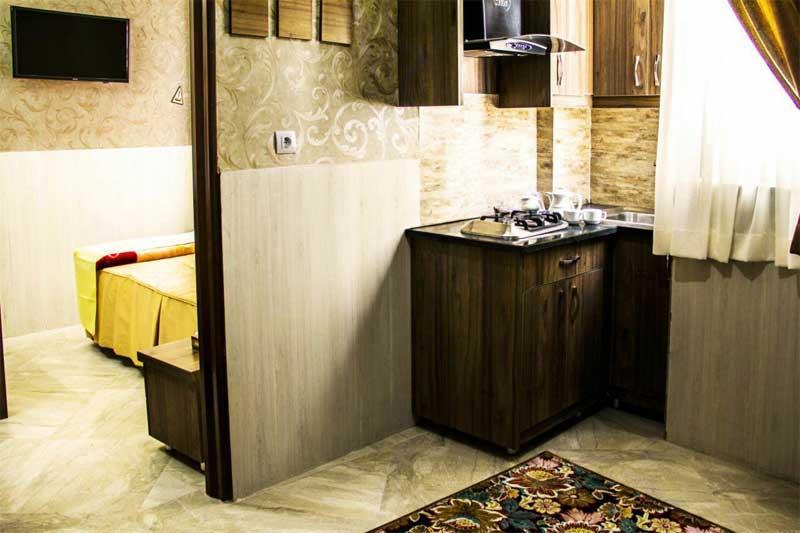 آپارتمان یک خوابه چهار تخته با ظرفیت چهار نفر